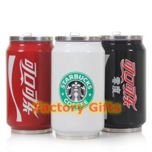 China Customizable cola can shaped vacuum stainless steel double wall tumbler wholesale