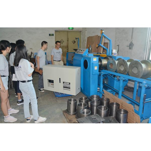 PVC Parallel Cable Manufacturing Machine , Electric Wire Making Machine 