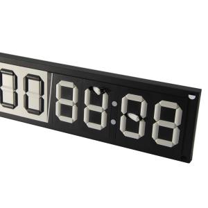 China 8888 Black On White Warehouse Digital Timer Display Quantity Count Sign on sale