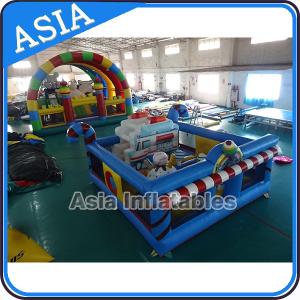 China 5ml Commercial Inflatable Bouncer Circus Bounce Playground Fun City wholesale