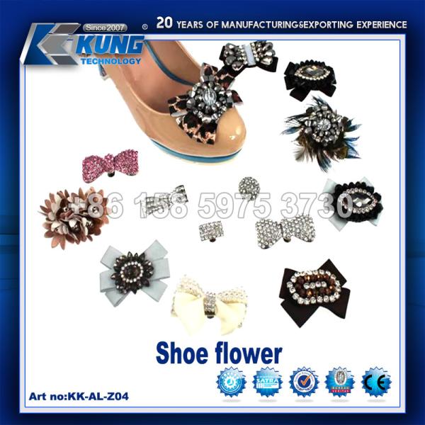2D 3D Buckle Shoe Making Accessories Multicolor Eco Friendly Soft PVC