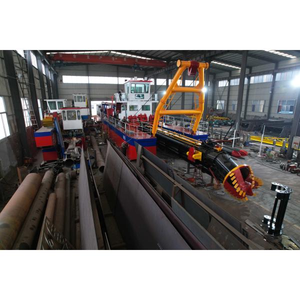 CCS 7.5m Steel Mud Dredger with 1500m Discharge Distance Draft 1 Meter