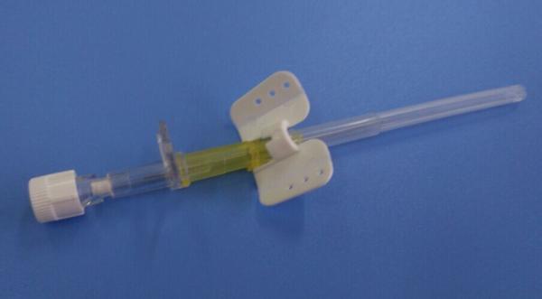 Quality iv cannula catheter intravenous cannula injection port HEPARIN CAP WITH WINGS for sale