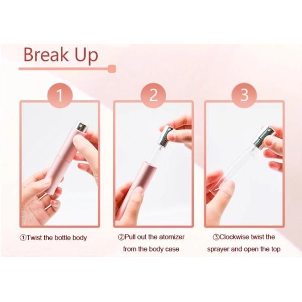 Free Sample Mini Perfume Atomiser 10ml Empty Fragrance Perfume Bottle