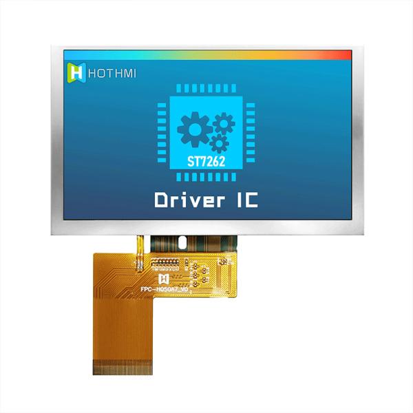 5 Inch High-Brightness TFT LCD | 800x480 IPS Display with ST7262