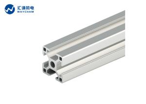 China Silver Anodized 6063T5 T Slot Aluminium Profile / Modular Aluminium Extrusions wholesale