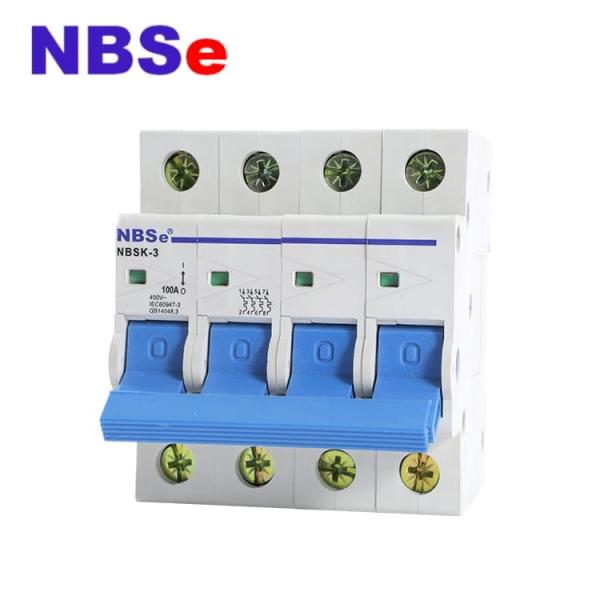 Quality IEC60947-3 100A Mains Electrical Isolator Switch Thermosetting Shell for sale