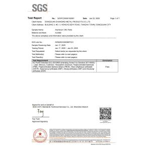 Dongguan Zhongwei Metal Products Co., Ltd Certifications