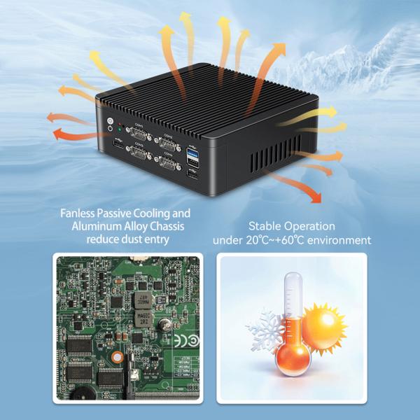 Intel Celeron J4125 Pentium N5000 Mini PC With DDR4 RAM And MSATA SSD Windows Linux