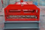 Glazed Tile Roll Forming Machine , Zinc Roofing Sheet Tile Making Machine China