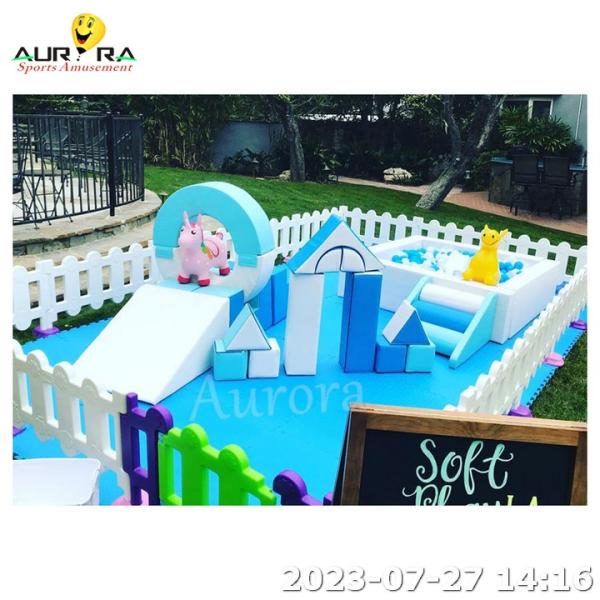 Merry Go Round Soft Play Rental Equipment Foam Soft Play Ground For Kids
