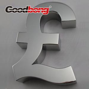 China Custom Outdoor Waterproof Polished Stainless Steel Letter wholesale