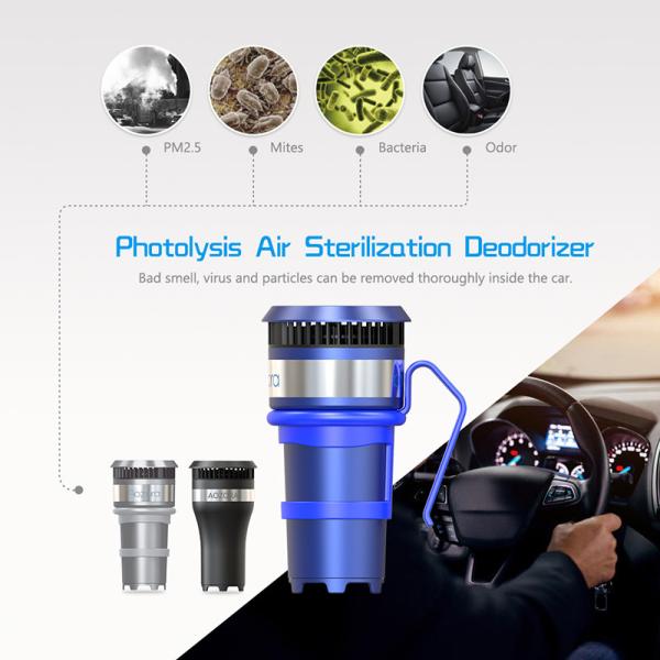 Quality Portable Car Air Freshner Low Noise Sterilization Photodissociation Machine for sale