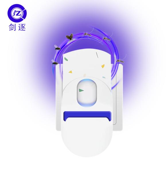 Quality JZ Pest Control Indoor Household Plug in Style UVA LED Blue Light Electric Power Automatic Fly Catcher for sale