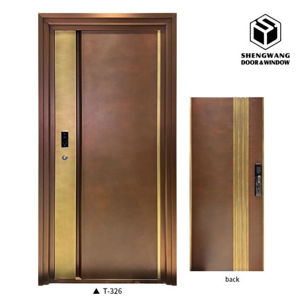 Quality Fire Resistance With Brown Aluminum Garden Gate And Smart Locks For Aluminum Side Gates for sale