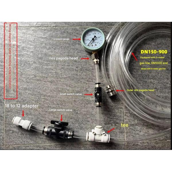 Water Blocking Airbag Closed Water Pipe Sealing Airbag Inflatable Rubber Water Stop Leak