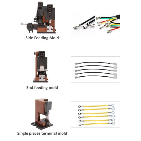 30mm Terminal Crimping Machine 0.55KW For Computer Dc Terminal