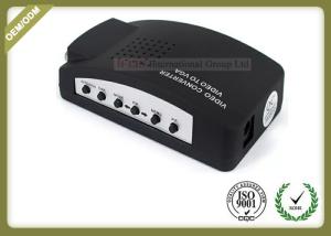 China AV TO VGA Fiber Optic Media Converter Plug And Play Video To VGA Converter on sale