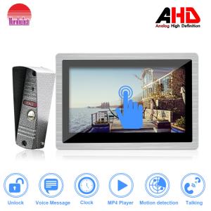 China New arrival 10 inch touch screen wired doorbell system video door phone intercom for villa wholesale