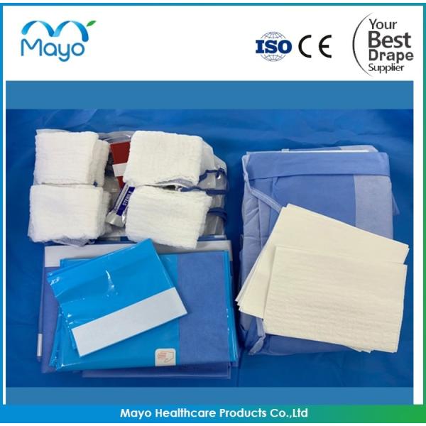 China Clinic Disposable Drape Pack Universal Sterile Drape With Hole wholesale