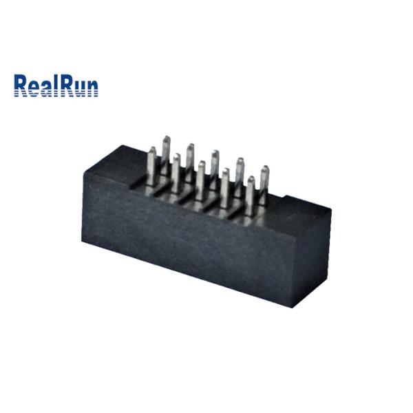 UL94V-0 2.54mm Pitch DIP Box Header 18 26 Pin Connector PA6T PBT