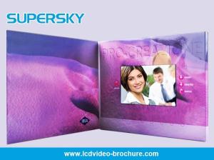 China Full Color Printed Personalized Video Greeting Cards With Standard 256Mb Memory wholesale
