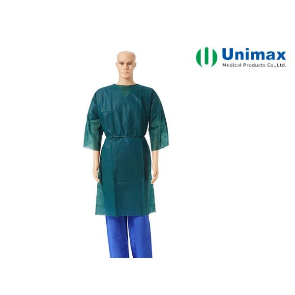 Short Sleeves ISO13485 PP Disposable Isolation Gowns