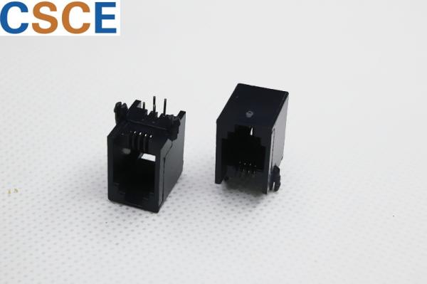 Quality 5523 Series Tab Up Phone Jack 4P4C Network RJ11 Connector for phone switch for sale