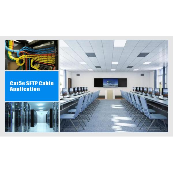 Wholesale Bulk CTA5E SFTP Gray PVC Ethernet Cable High-Speed Network for Large Orders