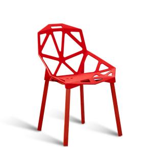 China Modern Kids Plastic Chairs With Integral Moulding Hollow Structure wholesale
