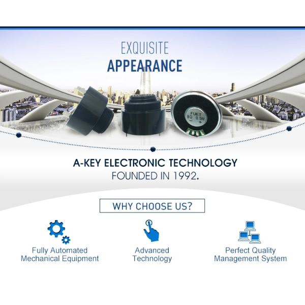 12mm DC 5V 2 Terminals Loud Active And Passive Piezo Buzzer