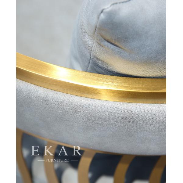 Fashion Modern Style Upholstery Metal Frame Leather 1+ 3 Seater Sofa set