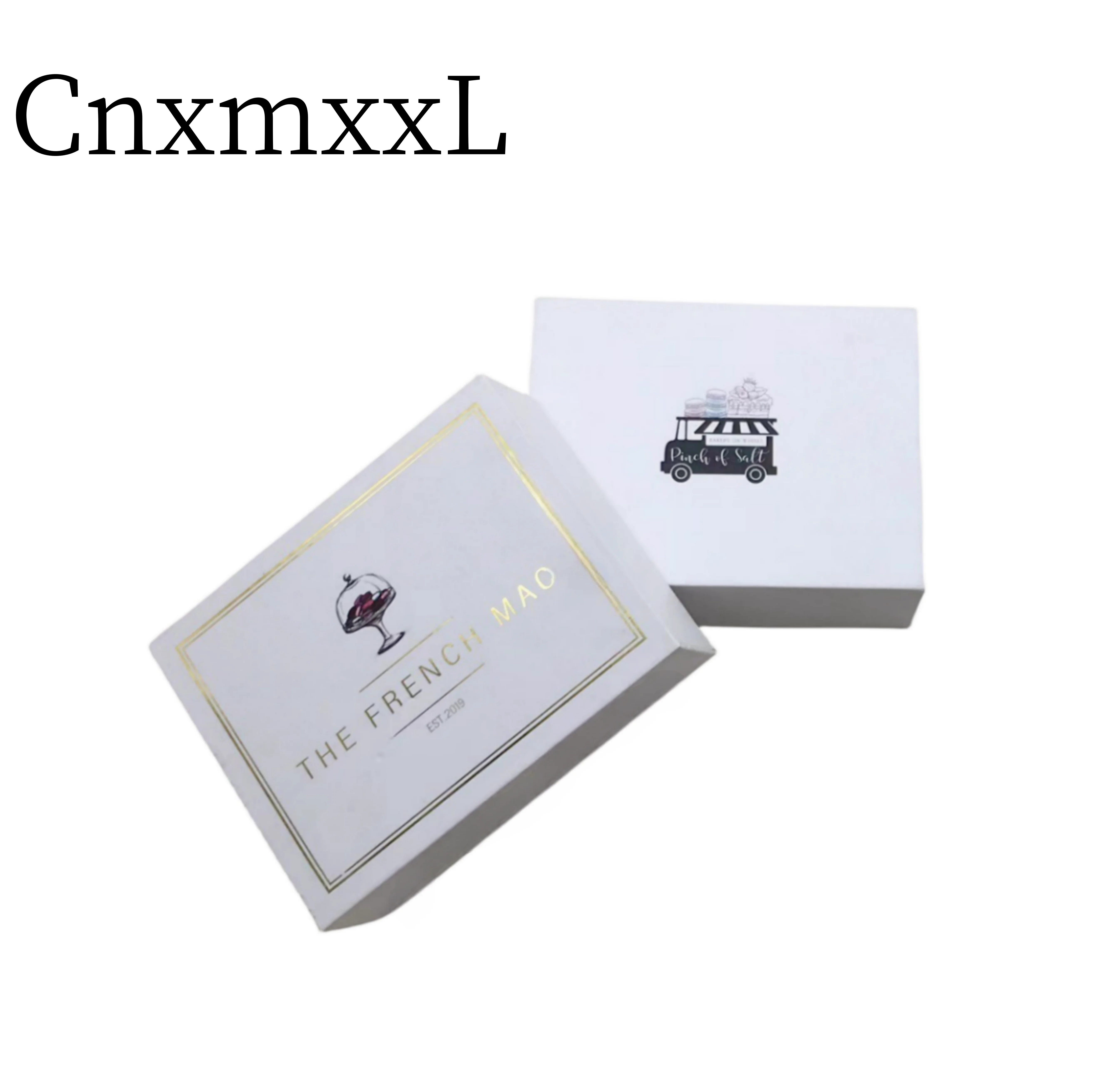 Macaron Packaging Cake Snack Heaven And Earth Cover Gift Cardboard Box Empty