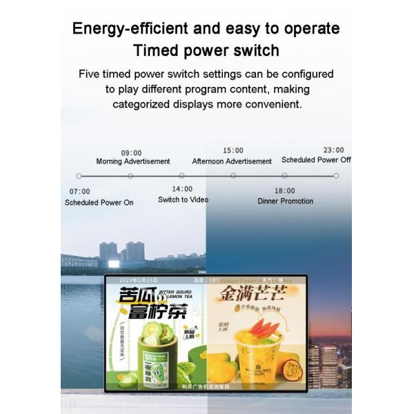 4K Ultra HD Resolution LCD Digital Signage Kiosk with Writing Method Touch Screen