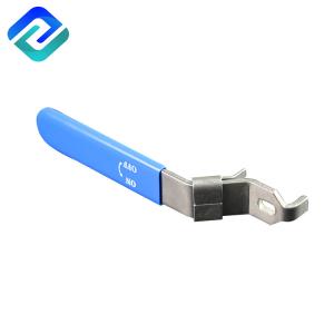 Q235 Ball Valve Lever Handle Spare Parts SS201 Knob Sliver