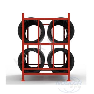Oem Odm Steel Wheel Racks Car Tire Display Rack Stackable Motorcycle Spare Tyre Rack
