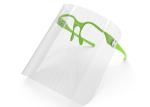 Recycled Reusable Ppe Clear elastic Headband Face Shield With Glasses