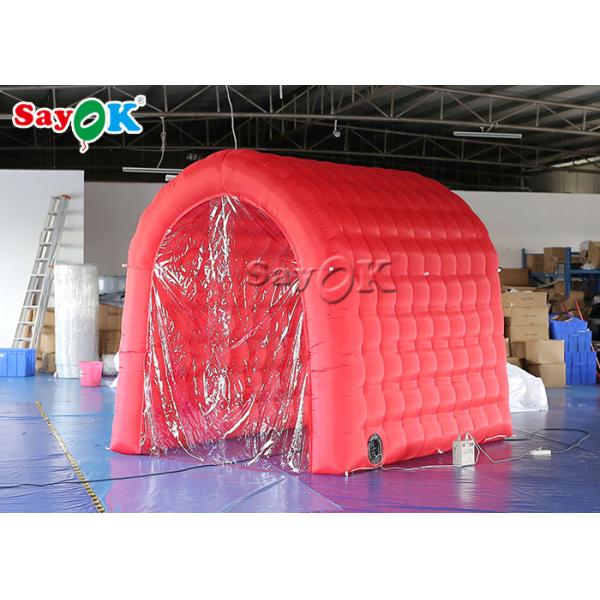 Red Fireproof Disinfection Channel Inflatable Medical Tent