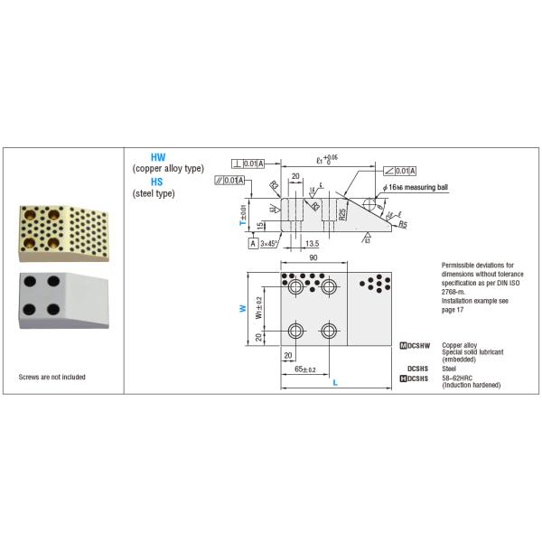 Self Lubricating Bushing Material VDI 3357 Steel Overrun Cam Steel Hardness HRC58