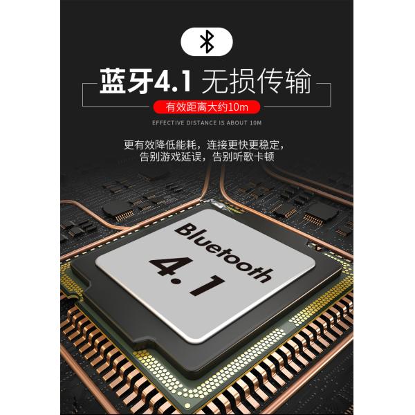 High - Clarity Bluetooth Neckband Headphones Noise Reduction With10M Operation Distance