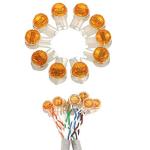 Polycarbonate UY2 Electronic Wire Splicing Connector Single Double Pin