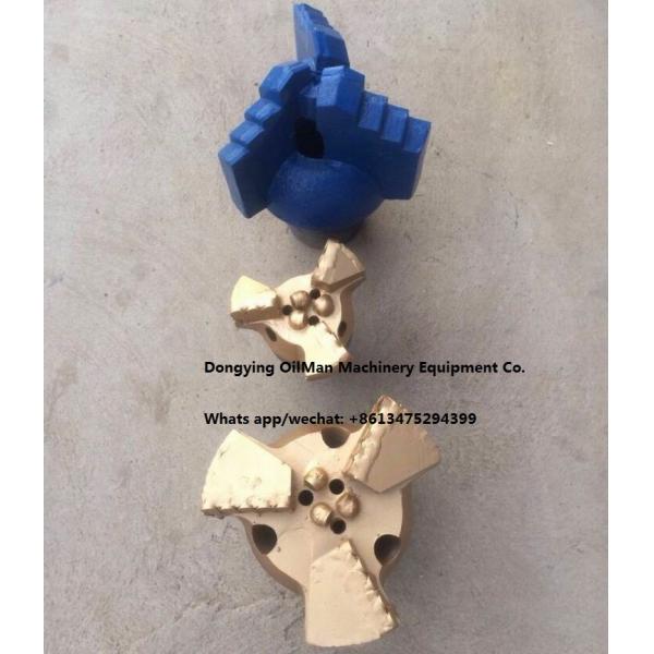 2"- 17 1/2" Water Well Drilling Carbide Insert 3 Blades Wings Step Type Drag Bit