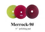 China Red Ceramic Cement Concrete Diamond Polishing Pads With 7mm Thick 2000# wholesale