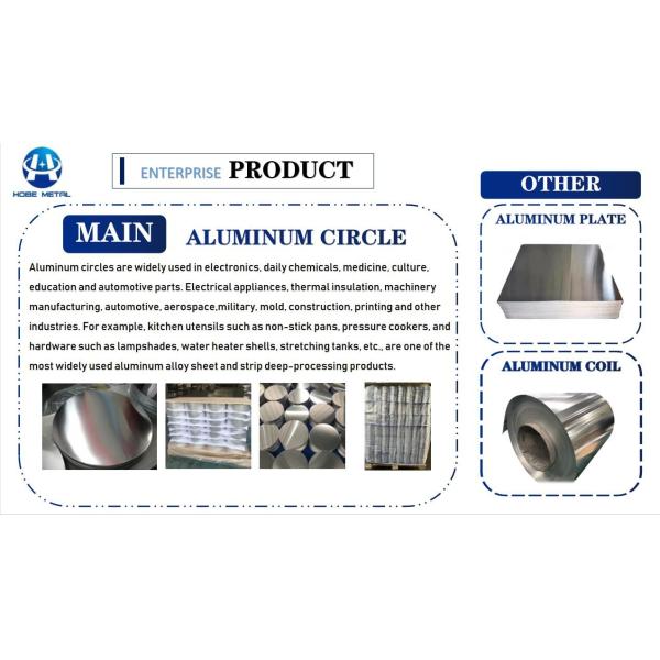 Heat Treating 1050 Aluminum Circle Disc Cookware Round Sheet