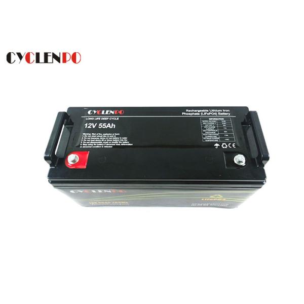 12v 55ah 1C Deep Cycle Lifepo4 Battery For Electric Car Low Self Discharge Rate