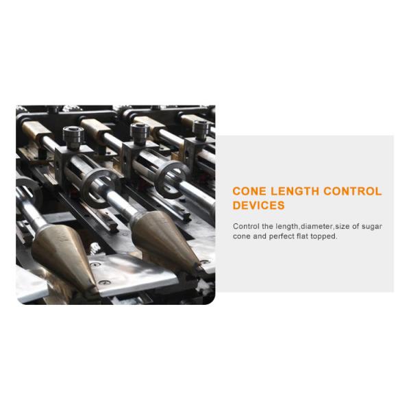 5000pcs/H Sugar Cone Production Line Cone Making Machine With 55 Baking Plates