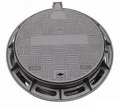 Quality 500mm 600mm Manhole Cover , 5T Galvanised Steel Manhole Cover for sale