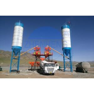 HZS50 Skip Bucket Stationary Concrete Batching Plant For Construction