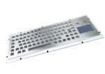 Rugged Stainless Steel Industrial Keyboard With Mouse Touchpad