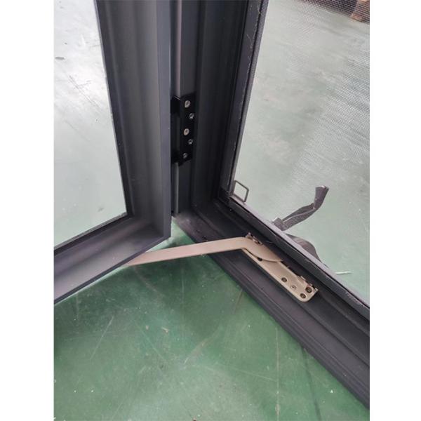 Crank House Glass Aluminum Swing Window Inswing German Standard For Casement